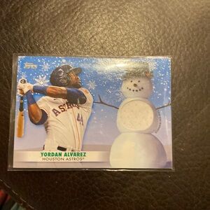 Yordan Alvarez jersey card